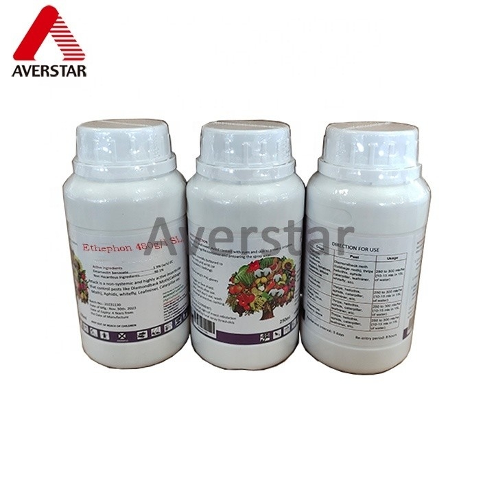 Regulador de crecimiento de plantas líquidas de última generación Ethephon 480g/l SL para árboles frutales
